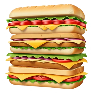 Menú de sandwiches sticker