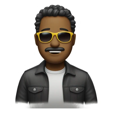 A fart wearing sunglasses  sticker