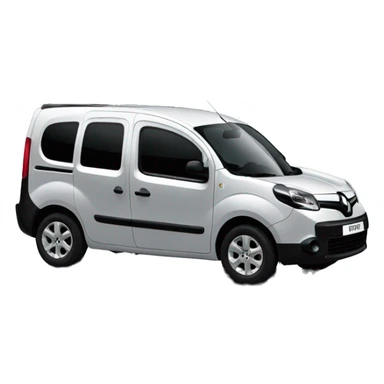 Renault Kangoo black facing right sticker