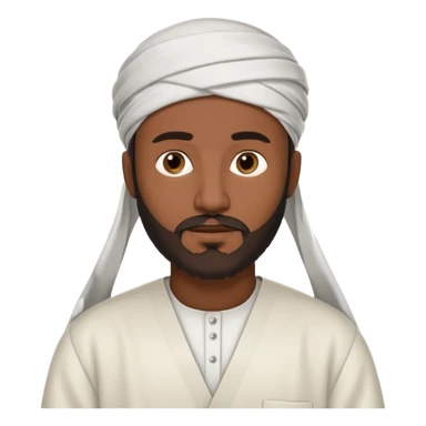 Muslim man sticker