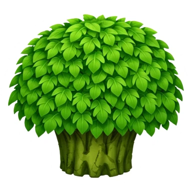 create a dnd style bush.png using 48x48 pixels size sticker