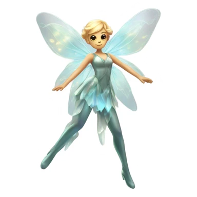 fairy shooting a gun sticker