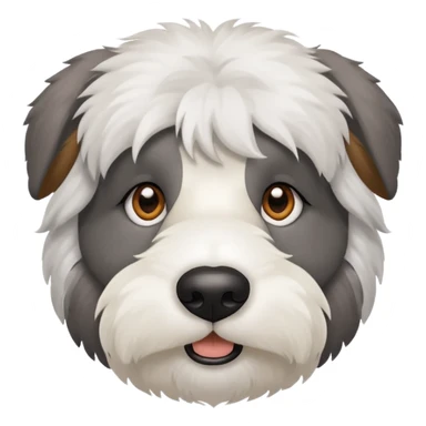 Perro viejo pastor inglés sticker