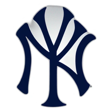 Yankees logo of ny sticker