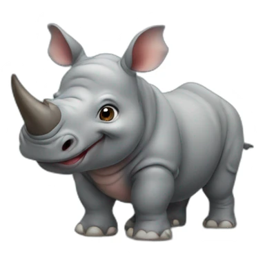 Cute little Rhino sticker