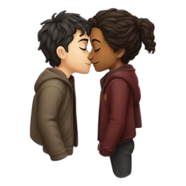 harry-potter-kissing-hermione sticker