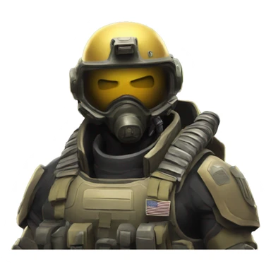 helldivers 2 soldier asking for help sticker