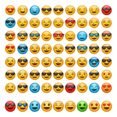  Colagem emoji astheric  sticker