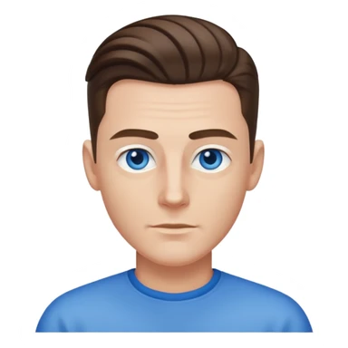 white dude with slick back hair sticker