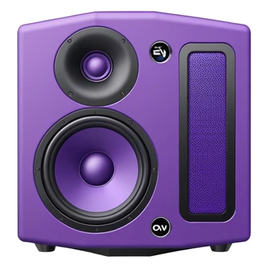 Purple Funktion-One Evo 7 loudspeaker sticker
