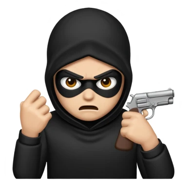 Robbery emoji sticker