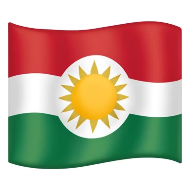 Kurdistan flag sticker