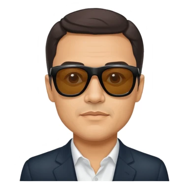 Pedro Sánchez with sunglasses, classic Telegram sticker sticker