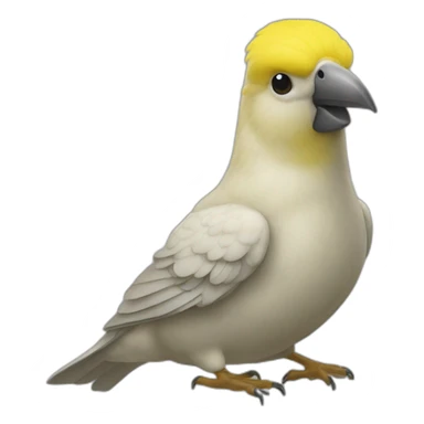 Canari-sur-sa-perche sticker