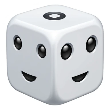dice but every face has a 1 on it sticker