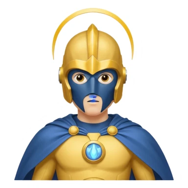 doctor fate with cape and helmet sticker