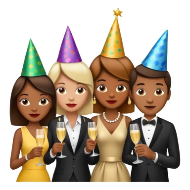 Two Mexicans partying sticker