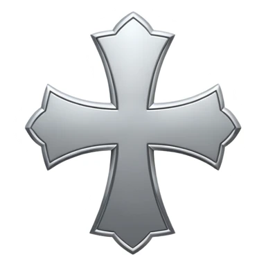 cross logo sticker