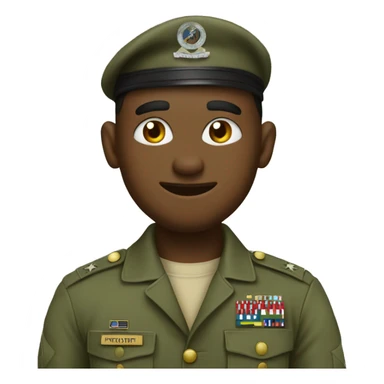 a ma in the military textin a message on his phone sticker