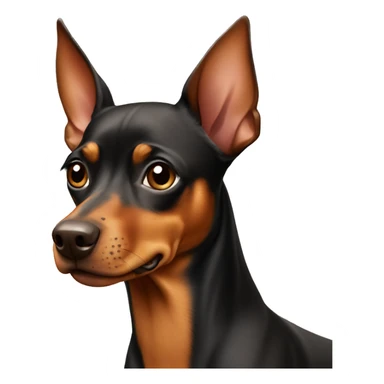 Caramel Pinscher sticker