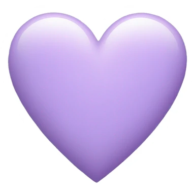 Pastel Purple Heart sticker