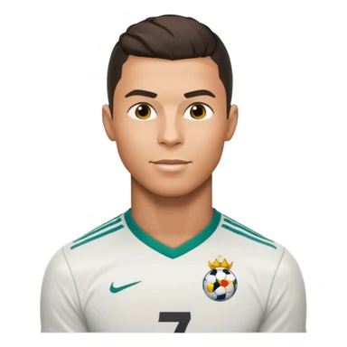 Cristiano Ronaldo football emojis sticker