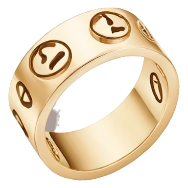 cartier love ring sticker