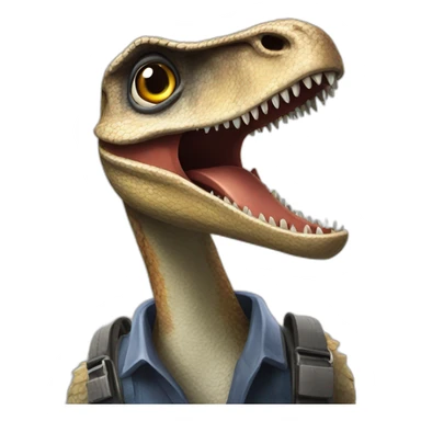 velociraptor on board sticker