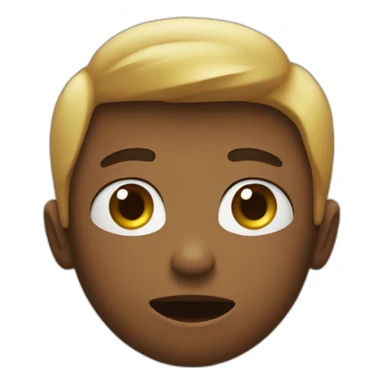 A boy speaking ill of another boy sticker