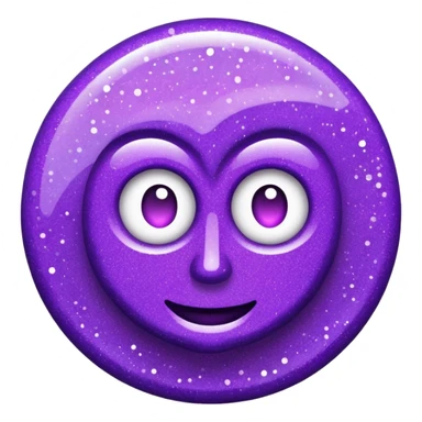 symbol glitter purple $ sticker