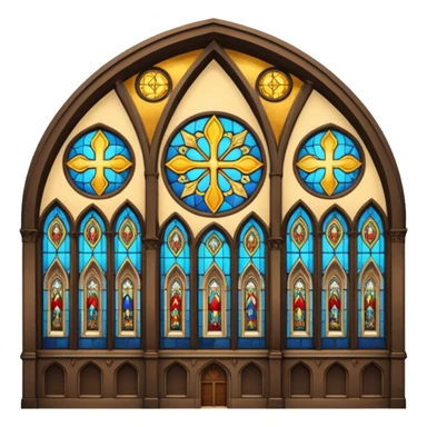 interior of a church sticker