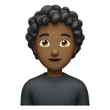 Une personne noir qui boit de l’eau sticker