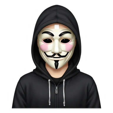 Hacker Anonymous sticker