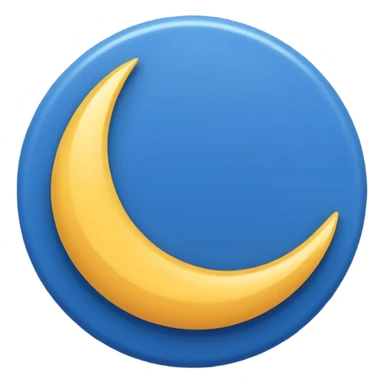 navy blue circle emoji like a text sticker