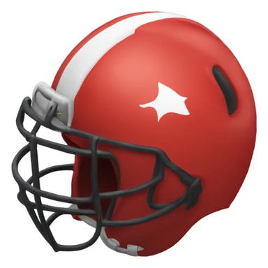 An AFL football red  sticker