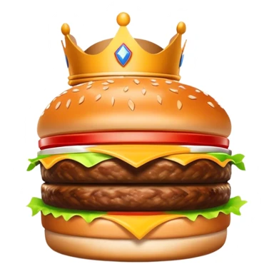 burger king fast food restaurant sticker