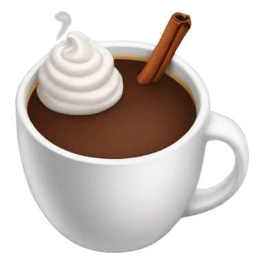 Hot cup of cocoa sticker
