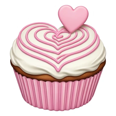 Heart with vintage cake frosting  sticker