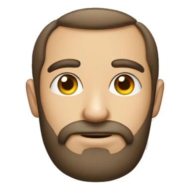 jovem advogado barba bem feita moreno olhos cor de mel sticker