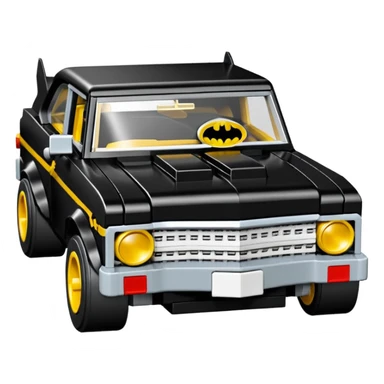 Batman’s race-bred 1969 Chevy Nova Lego  sticker