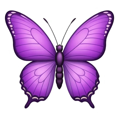 Borboleta roxa sticker