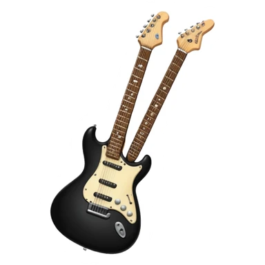 Electric guitar sticker