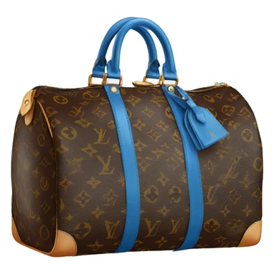 Blue louis vuitton keepall sticker