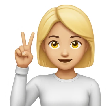 Light skin girl emoji with both middle fingers up sticker