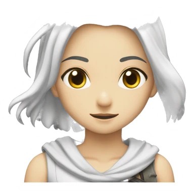 2B انیمه با چشمبند sticker