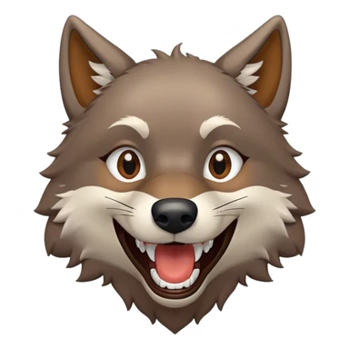 Tränen lachender wolf sticker