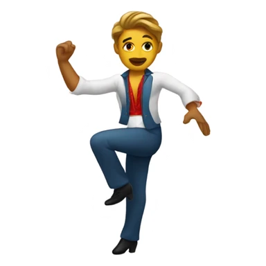 Salsa dancer sticker