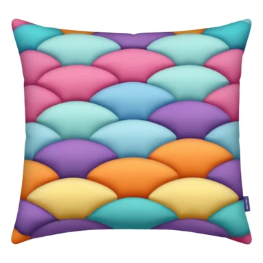 colorful bed pillow  sticker