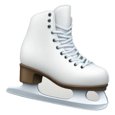 White iceskate sticker