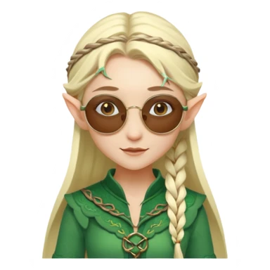 elf female legolas terminator summer wibe sunglasses sticker